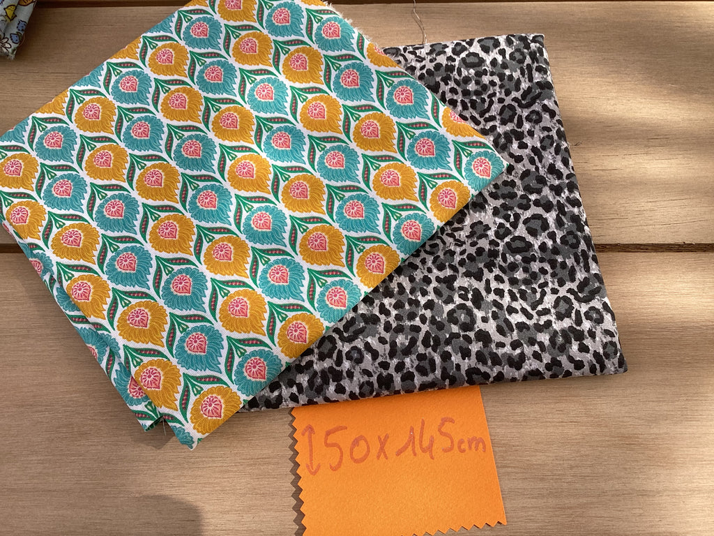 Lot coupons tissu coton loisirs créatifs