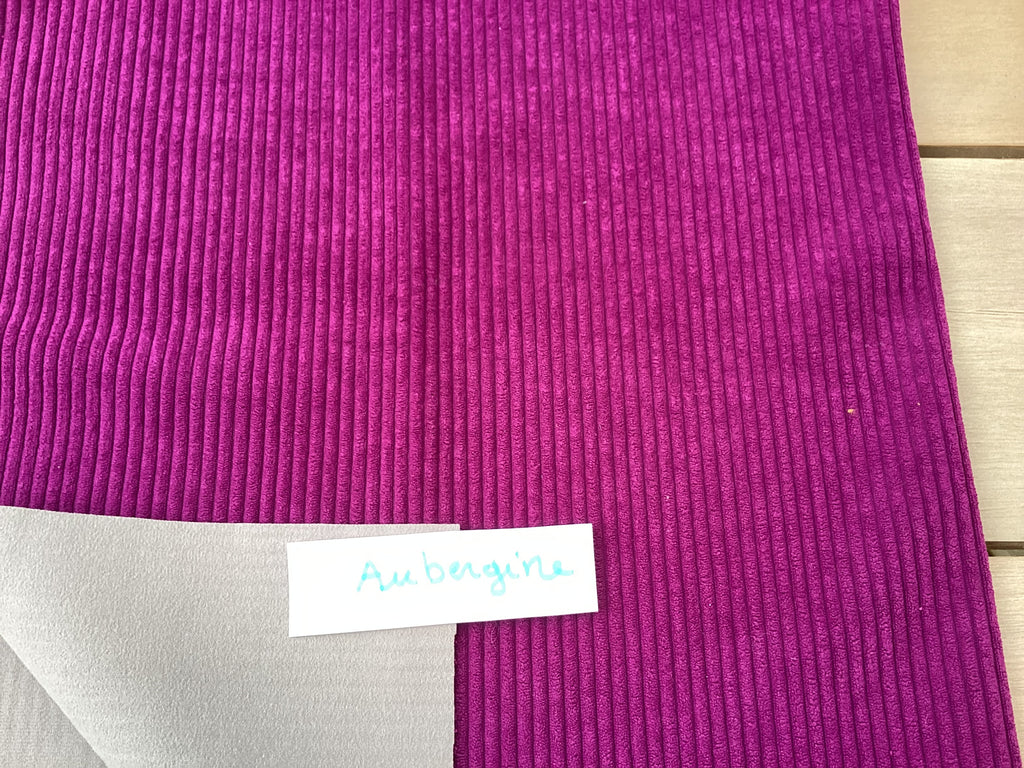 Tissu velours d’ameublement côtelé