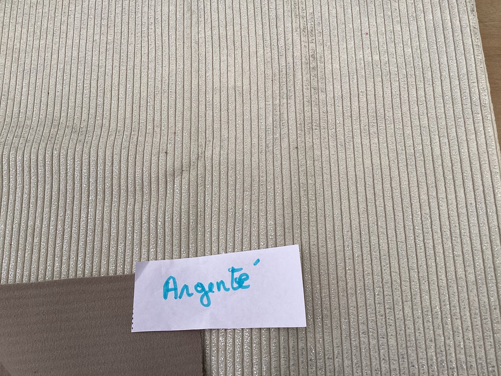 Tissu velours d’ameublement côtelé