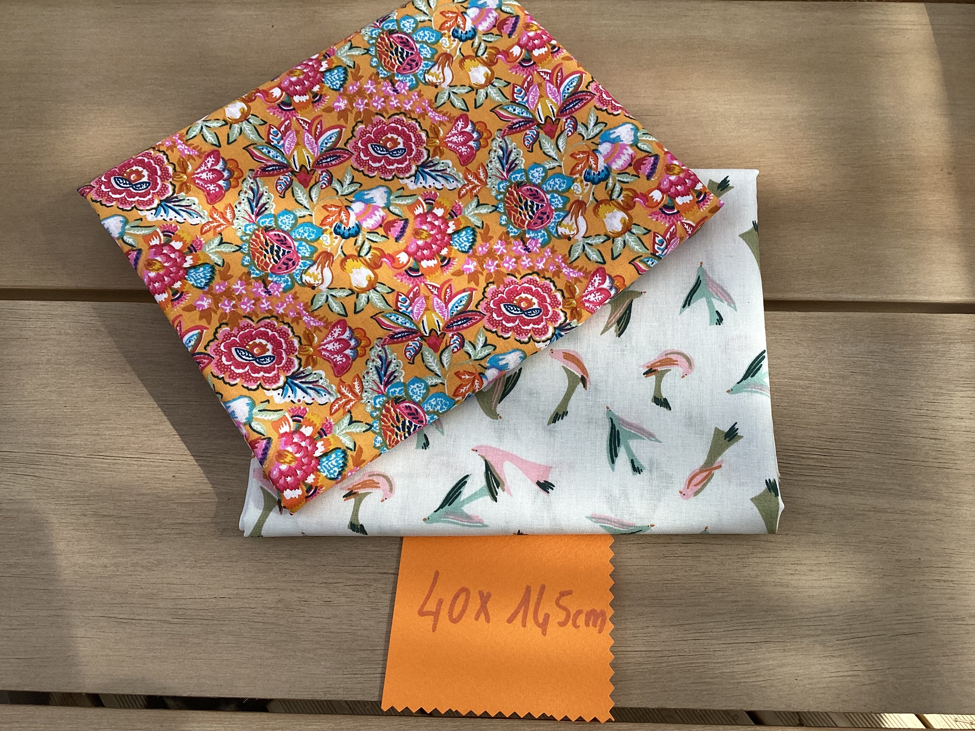 Lot coupons tissu coton loisirs créatifs