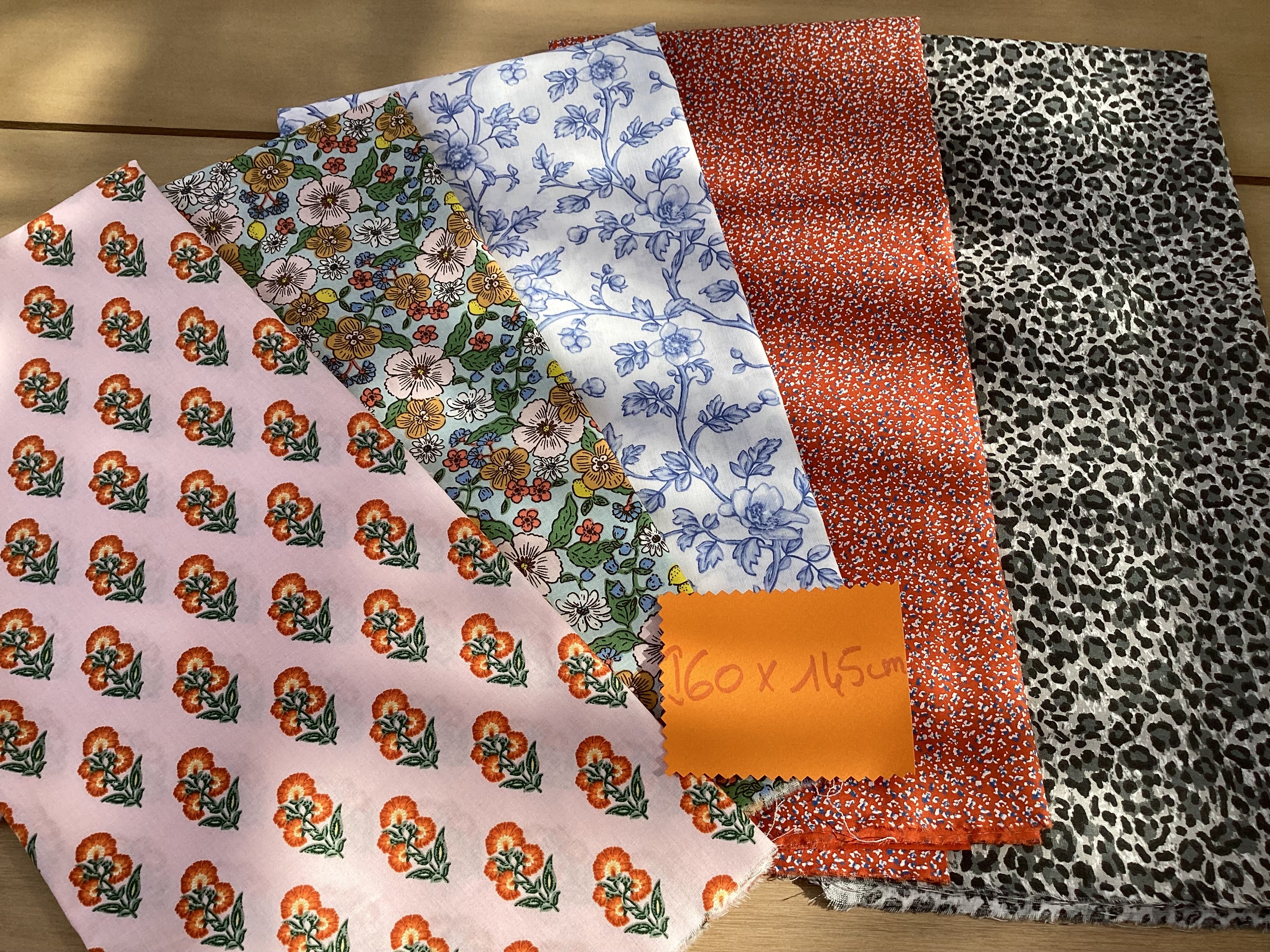 Lot coupons tissu coton loisirs créatifs