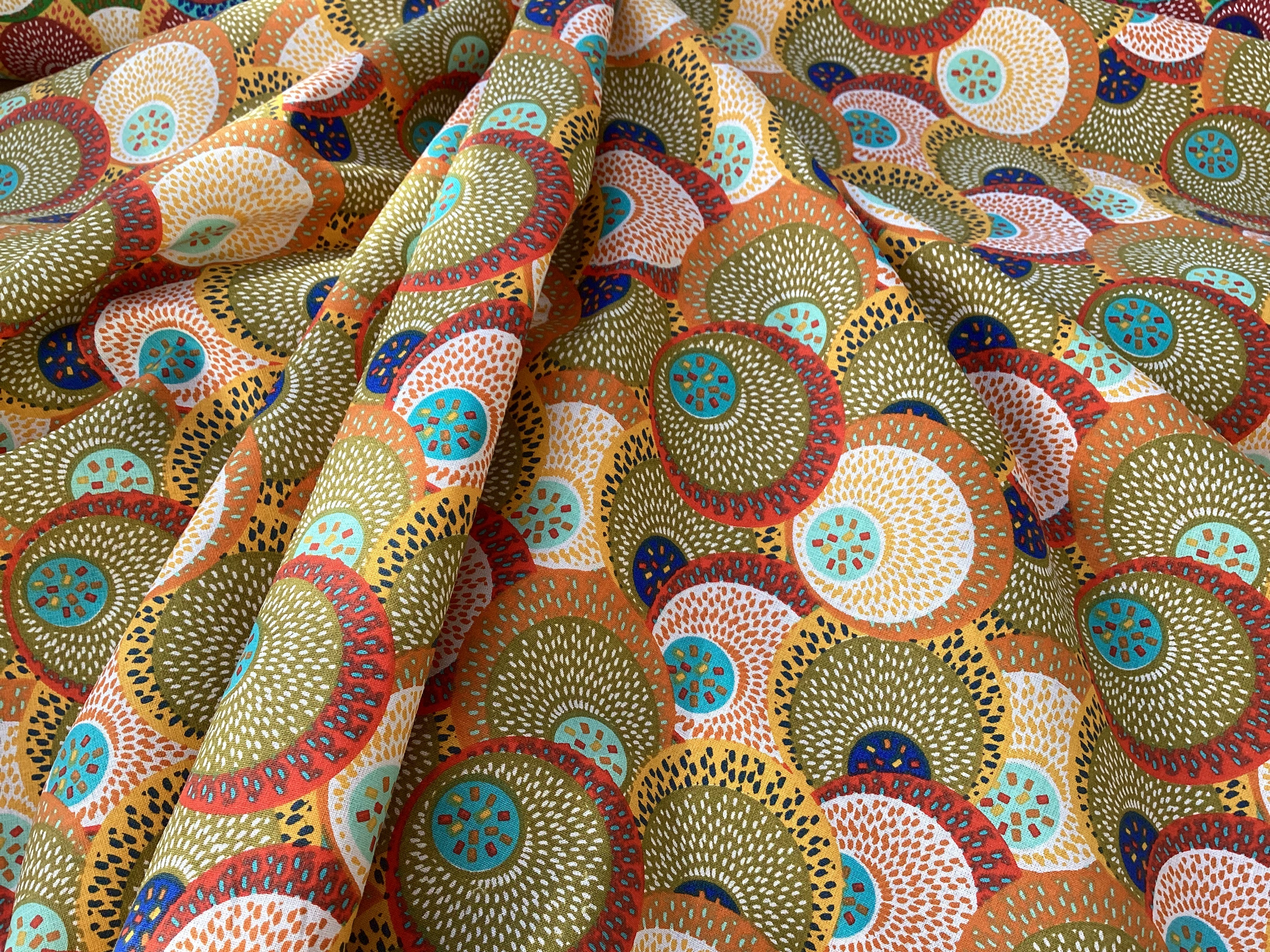 Tissu coton imprimé au mètre – 145 cm de large
