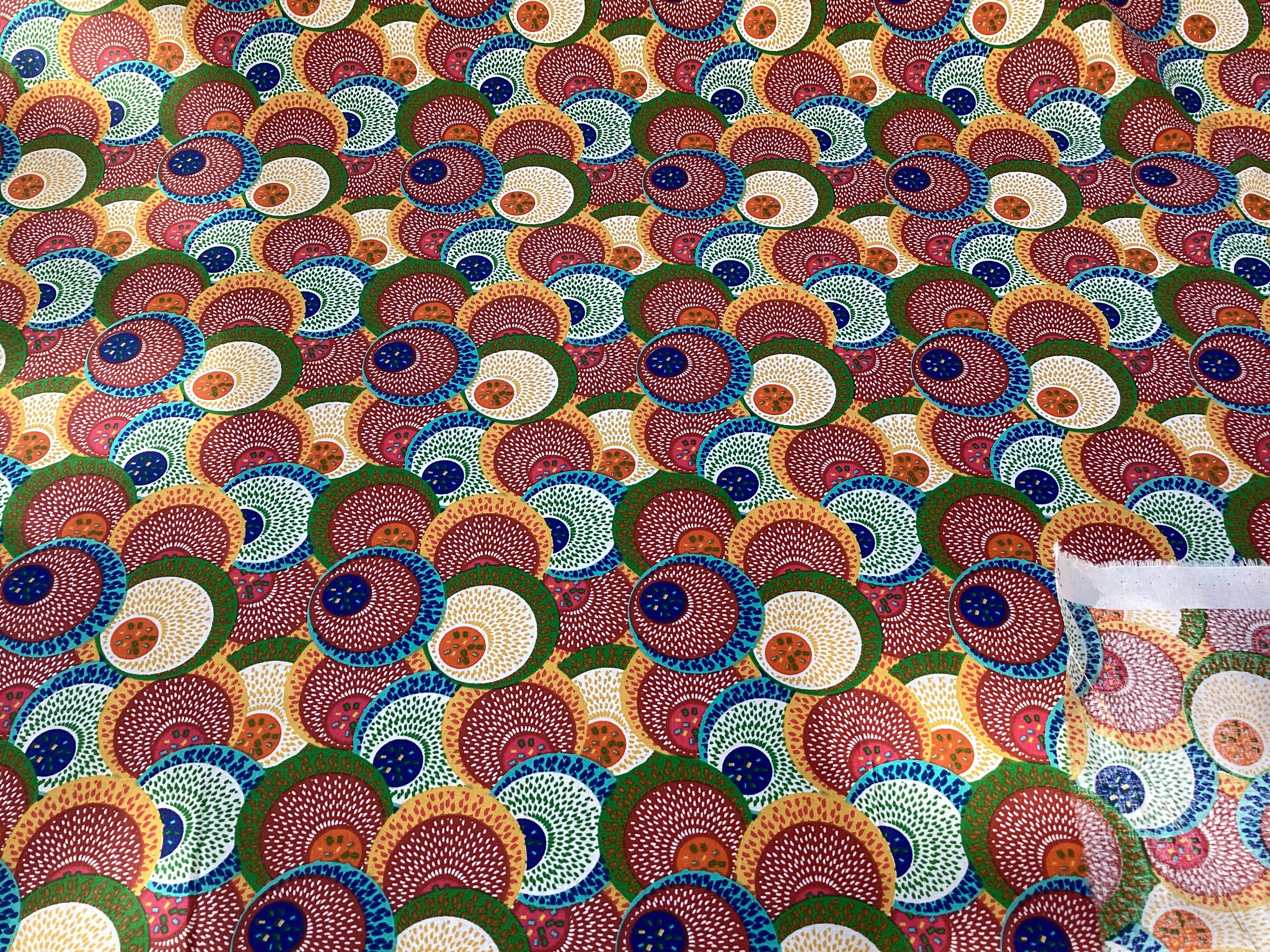 Tissu coton imprimé au mètre – 145 cm de large
