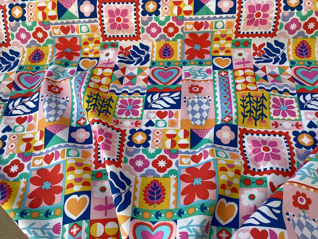 Tissu coton imprimé au mètre – 145 cm de large