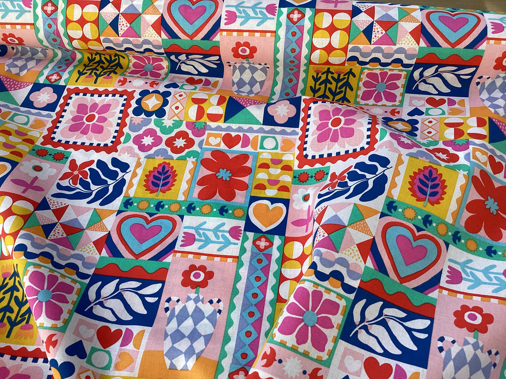 Tissu coton imprimé au mètre – 145 cm de large