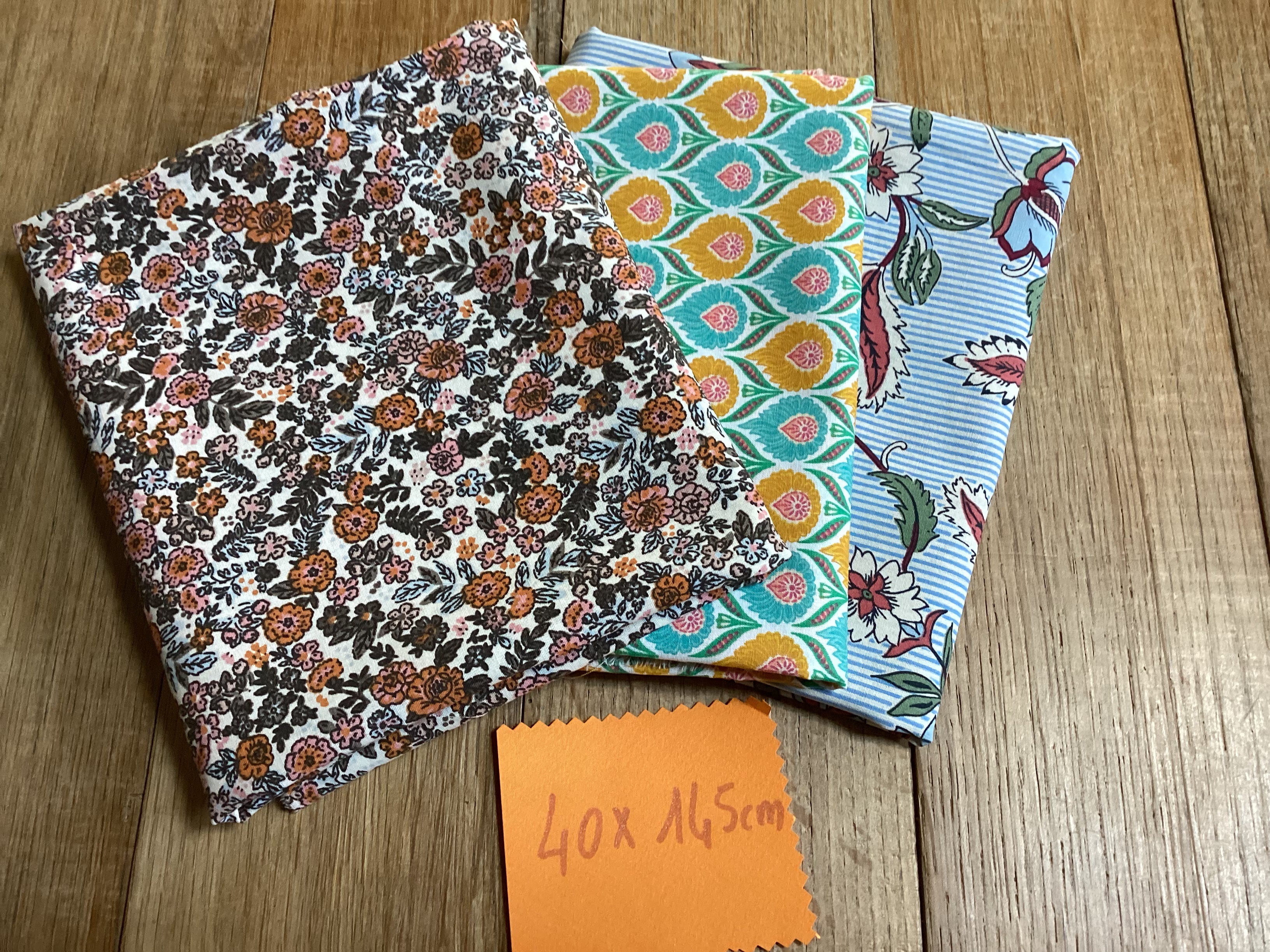 Lot 15 coupons coton