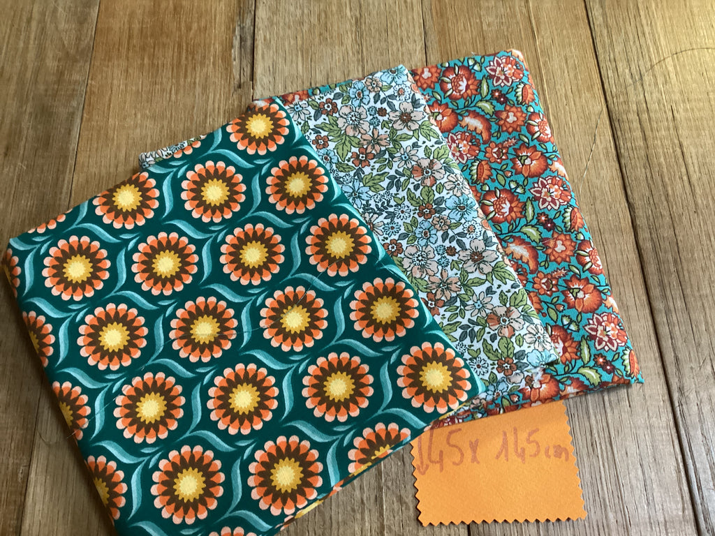Lot 15 coupons coton