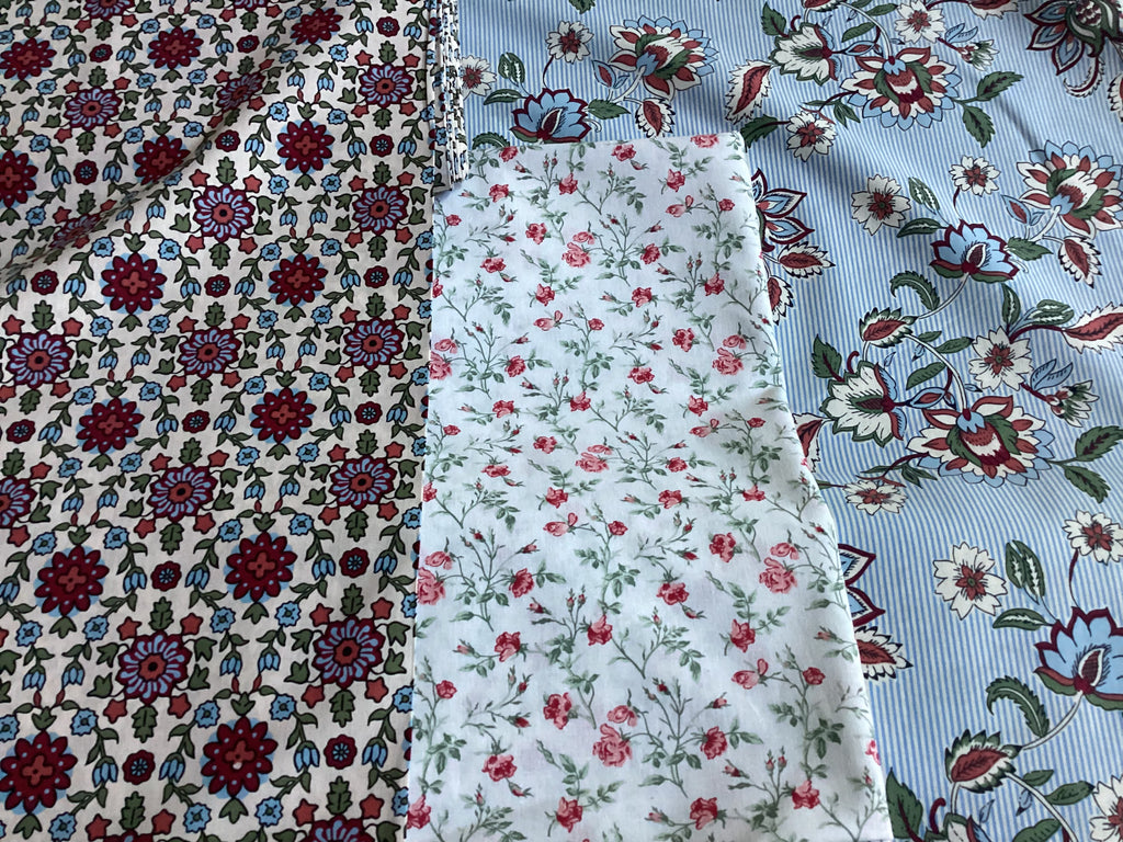 Lot de coupons tissu coton loisirs créatifs réservé Eloise
