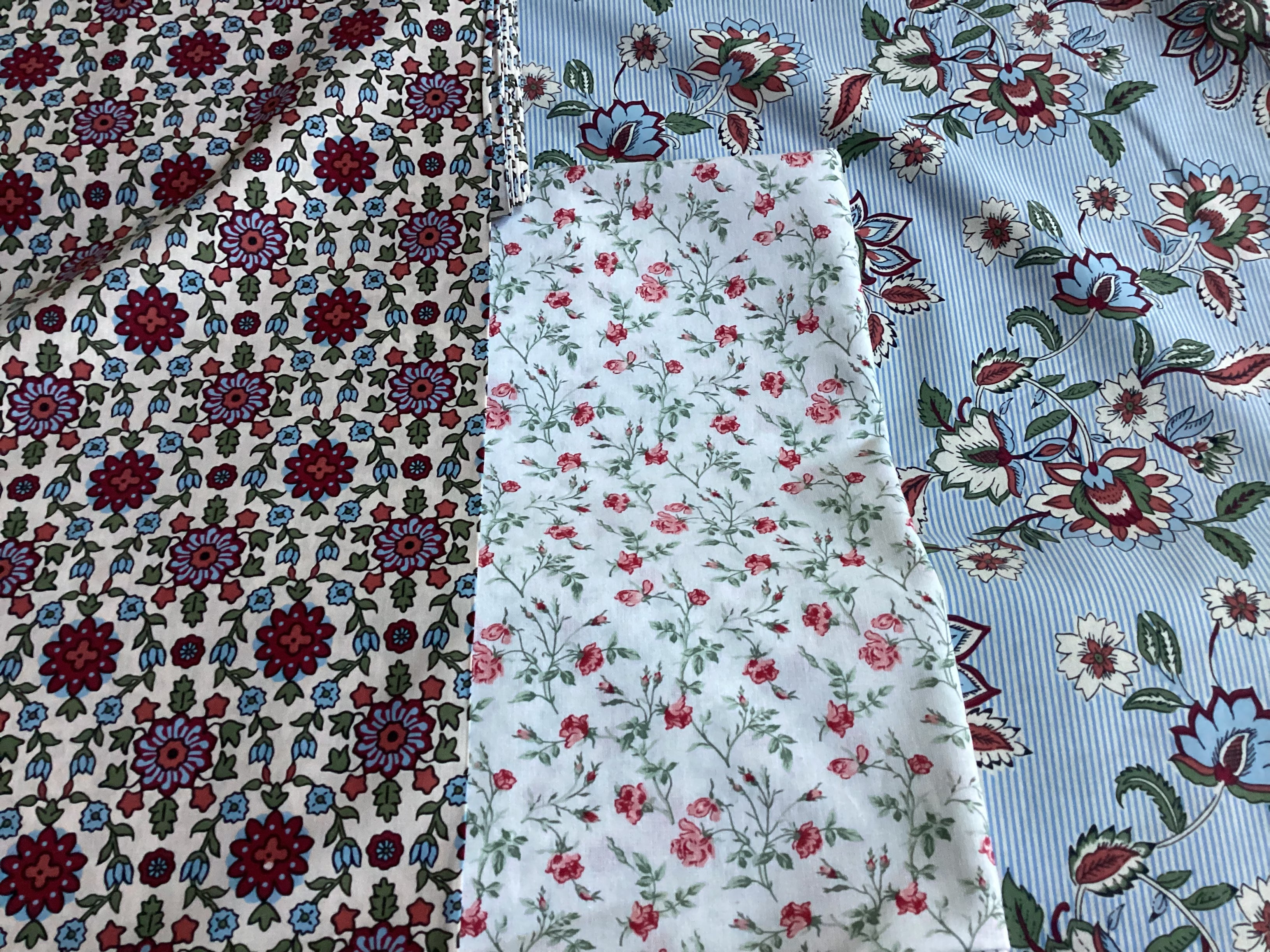 Lot de coupons tissu coton loisirs créatifs réservé Eloise